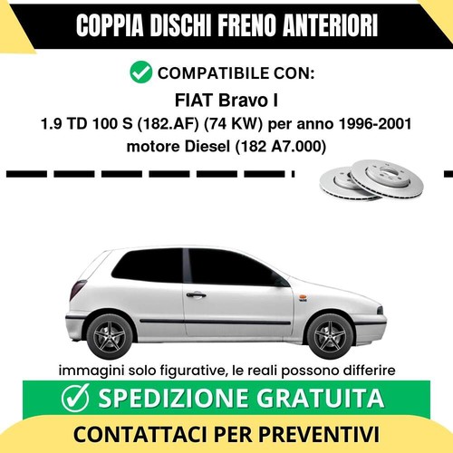 Coppia dischi freno anteriori - freno,