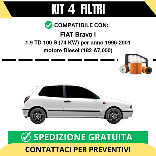 Kit filtri tagliando - kit,