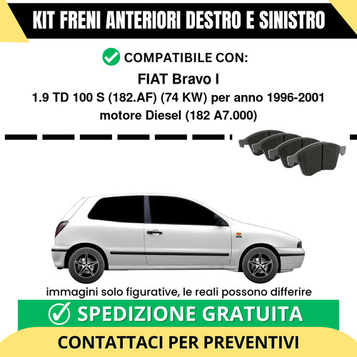 Pastiglie freno anteriori per - pastiglie,